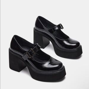 Steve Madden Trish Patent Platform Mary Janes